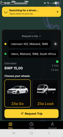 Searching for a driver